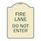 Signmission Fire Lane Do Not Enter Heavy-Gauge Aluminum Architectural Sign, 24" x 18", TG-1824-23986 A-DES-TG-1824-23986 - alternate 1